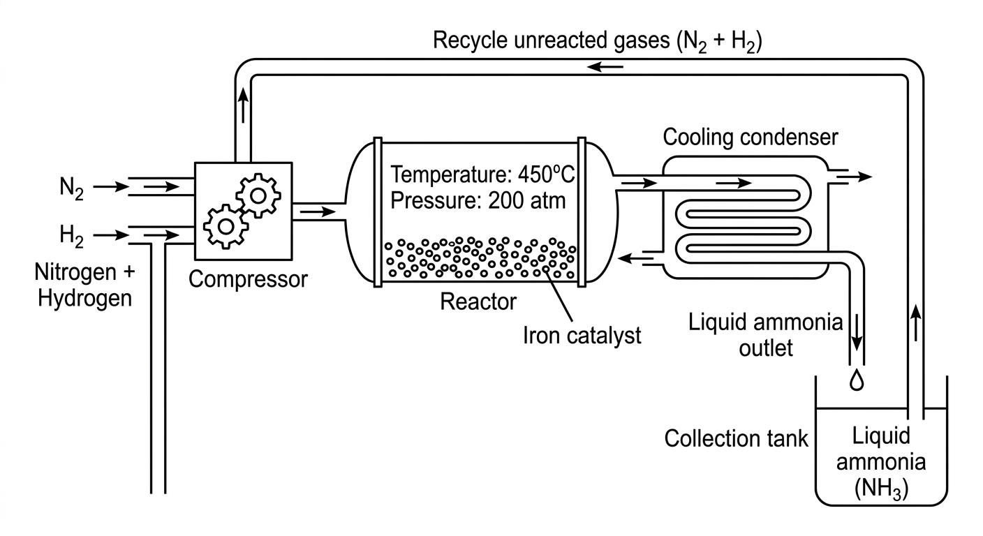 Diagram for AQA GCSE Chemistry revision question about Unit 10 Using resources
